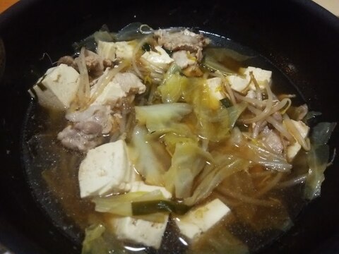 豚肉のキャベツの鍋